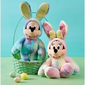 Disney Store 2020 Mickey Easter Bunny Medium Plush Mickey  Mouse EUC